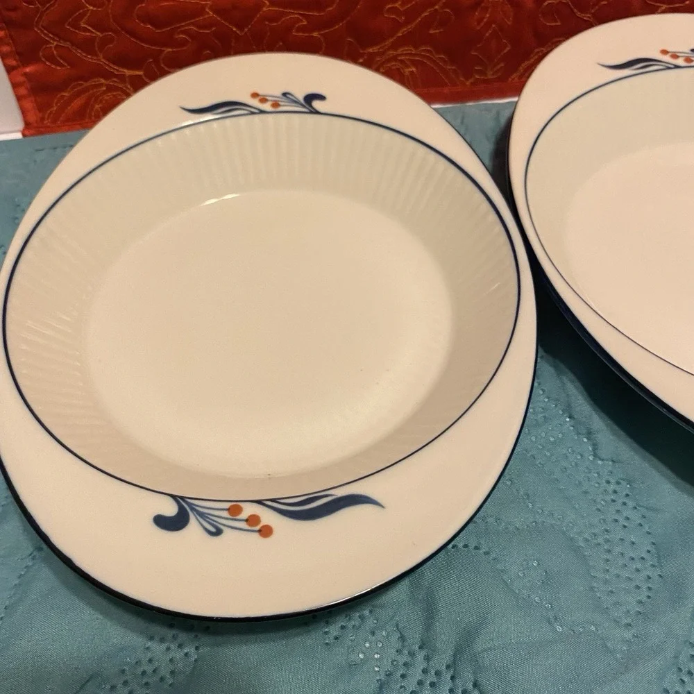 2 Vintage Dansk Bistro Maribo Oval Au Gratin Casserole Baking Dish Berries Japan
